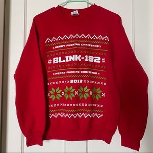 NEW Small 2013 Blink 182 Ugly Christmas Sweatshirt